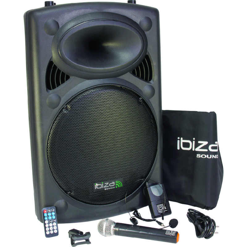 Ibiza Sound PORT8VHF-BT Portable PA Speaker System - High-Quality Audio  Equipment