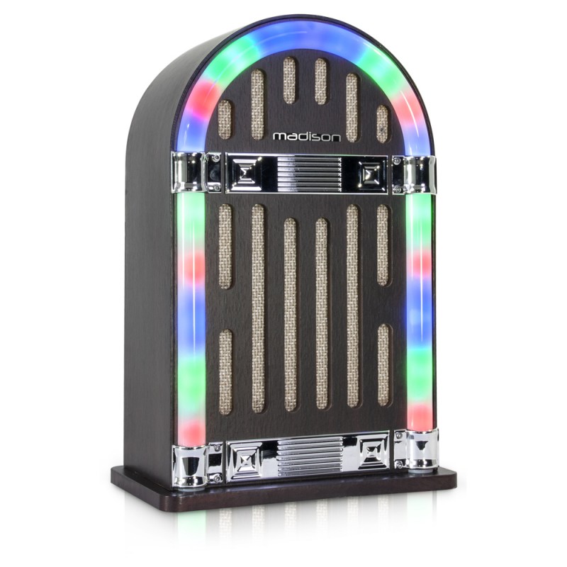 Rechargeable Vintage Jukebox with Bluetooth BST Distribution