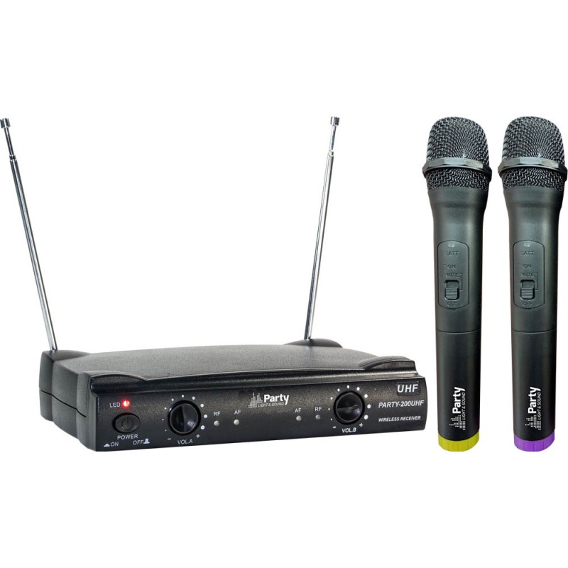 Double wireless UHF Microphone System BST Distribution