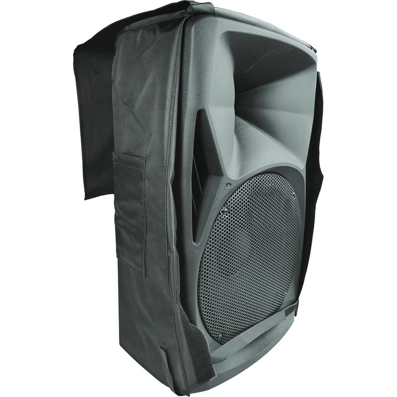 bag it rain cover speakers American Hard IP-SSK-CVO5x7 Hydrophobic Acoustic Speaker Screens- 5x7" (Pair) an amplifier input pocket is included Water Resistant Powered Speaker Cover