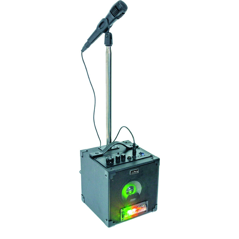 Karaoke Set Powered Speaker/LED + Microphone/Stand BST Distribution