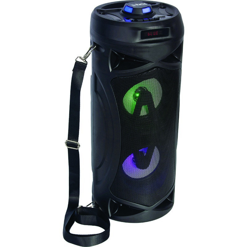 Portable TUBE Speaker with LED BST Distribution